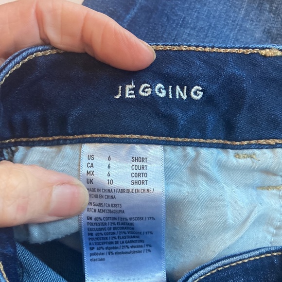 American Eagle Outfitters Jeans Super Stretch Jegging Size 6 - Picture 10 of 10